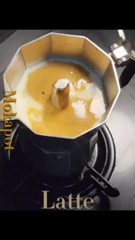 kopi Latte Mokapot #mokapot 