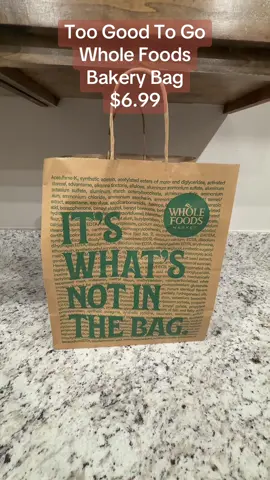 Unpack my Too Good To Go Bakery bag from Whole Foods! I paid $6.99 and it has a value of $26.97. Whole Foods only has to give me a minimum value of $21 - and these bakery items seem delicious!  #toogoodtogo #wholefoods #fyp  #mysterybag  #wholefoodshaul  @Too Good To Go @Whole Foods Market @wholefoodscanada  