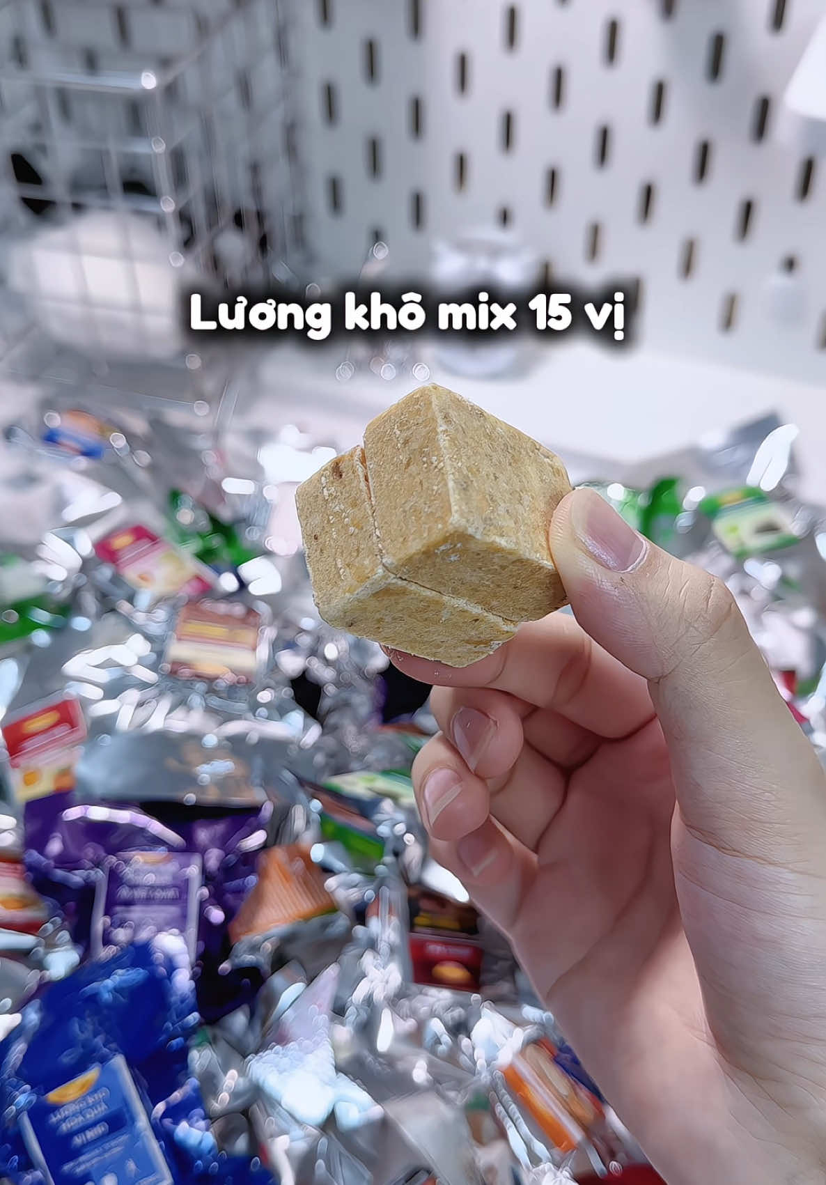 Lương khô mix đến 15 vị ăn siu cuốn luôn ý #luongkhomixvi #luongkho15vi #luongkhomini #food #foryou 