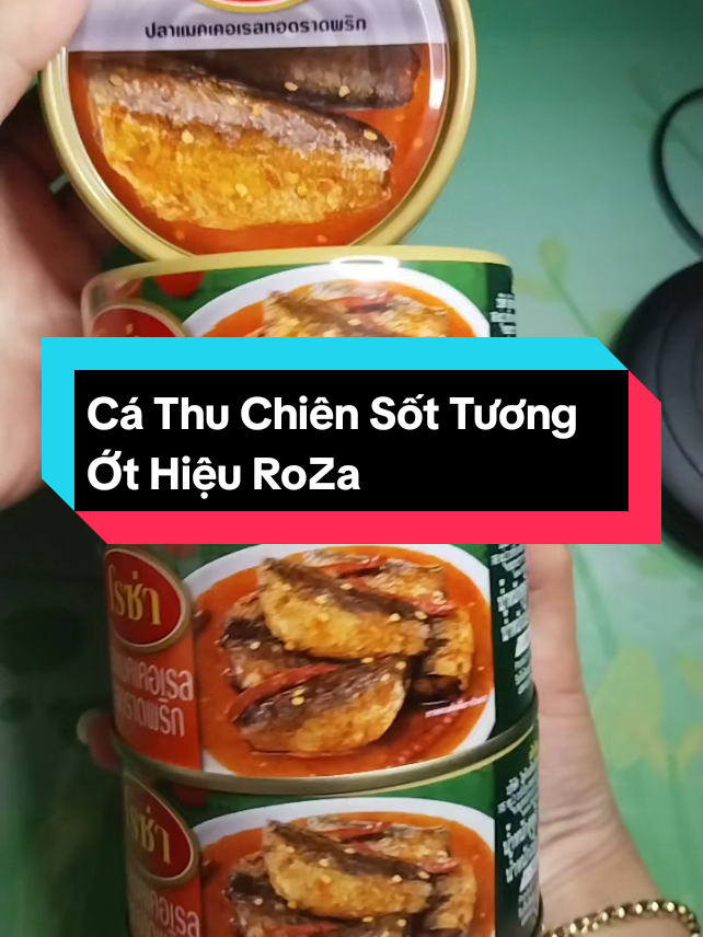 Cá Thu Chiên Sốt Tương Ớt Hiệu RoZa ngon lắm anh chị ơi , anh chị có thể mua về trải nghiệm nha 🐟🍅