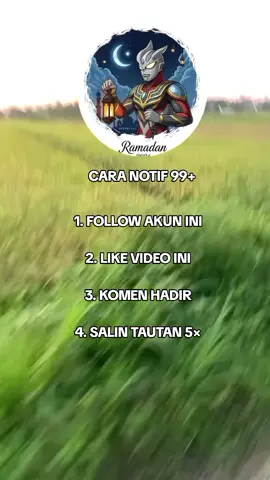 IKUTI CARA NYA GUYS BIYR NOTIF 99+ #ppramadhan2026 #ppultraman #ppramadhanultraman #mots #fyp 