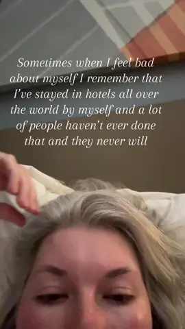 I may not have anyone that cares where I am or when I’m getting home, but I’ve stayed in a lot of hotels by myself, so yeah #imtotallyfine 