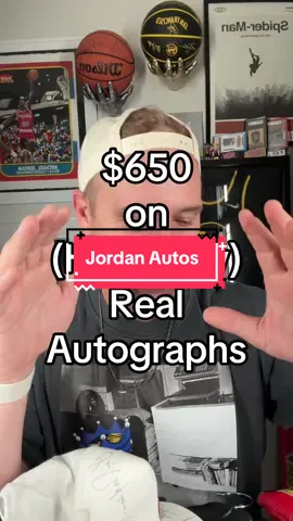 spent $650 on goats autographs! Hopefully they’re real 😬🫠 #michaeljordan 