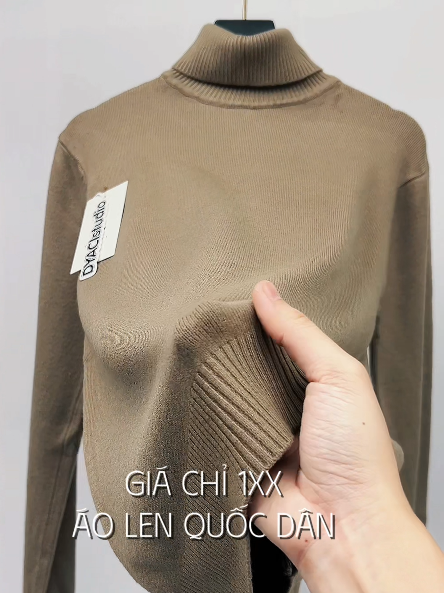 “Cổ lọ – vừa giữ ấm vừa nâng tầm outfit, bạn đã thử chưa?”  #dyaci #aolennam #aolen