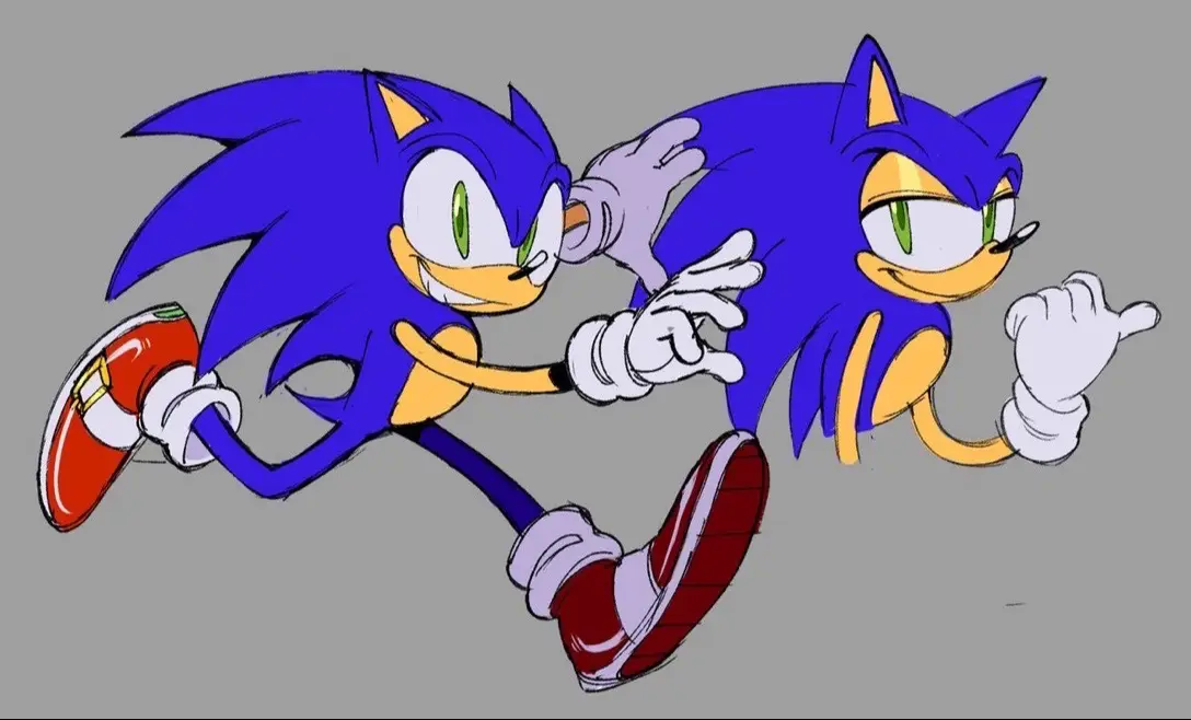 Some art I’ve done of sonic, some recent, some old.  #sonicthehedgehog #amyrose #milestailsprower #sonamy #sonicart 