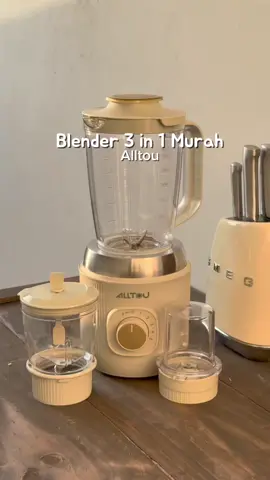 Replying to @noraz_a Repeat beli colour ni pulak 😍 Satu alat, banyak kegunaan! Tak perlu banyak alat. Mak-mak macam aku memang suka benda senang kerja ni. #blender #blender3in1 #blenderalltou #blendermurah #foodprocessor 