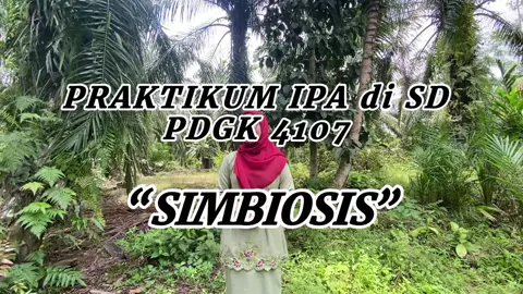 “PRAKTIKUM IPA di SD PDGK 4107  KP.2 SIMBIOSIS” #pdgk4107 #simbiosisparasitisme #utpekanbaru #universitasterbuka #pgsd 