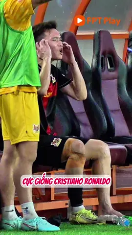 Hoàng Đức hôm qua rất giống Cristiano Ronaldo ở chung kết EURO 2016 #vlogminhhai #FPTPlay #vleague #hoangduc #cristianoronaldo 