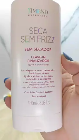 ✨️Leave-In Finalizador, seca sem frizz. #tiktokshop #tiktok #amend #viral #viraltiktok 
