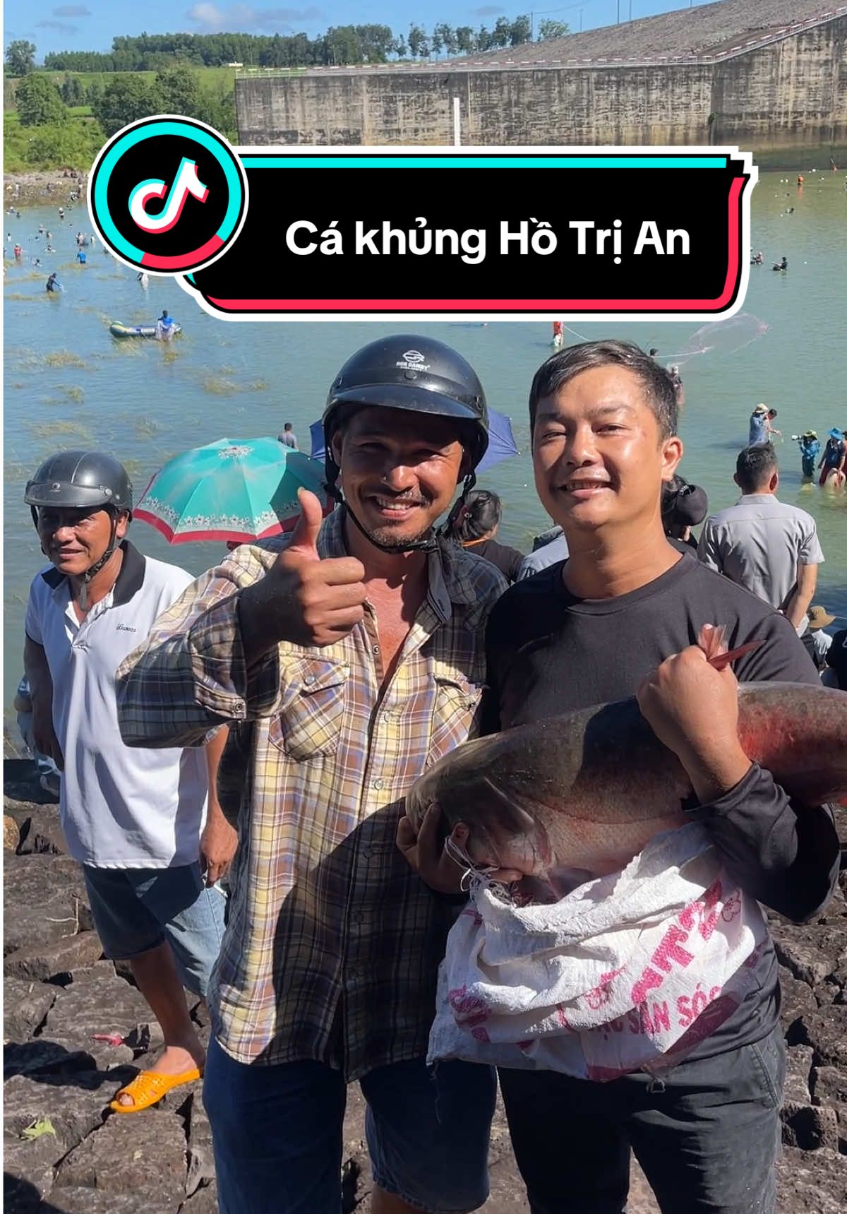 Cảnh người dân bắt cá hồ Trị An ##24hrmehaktaclean##dongnai##cat##xuhuong