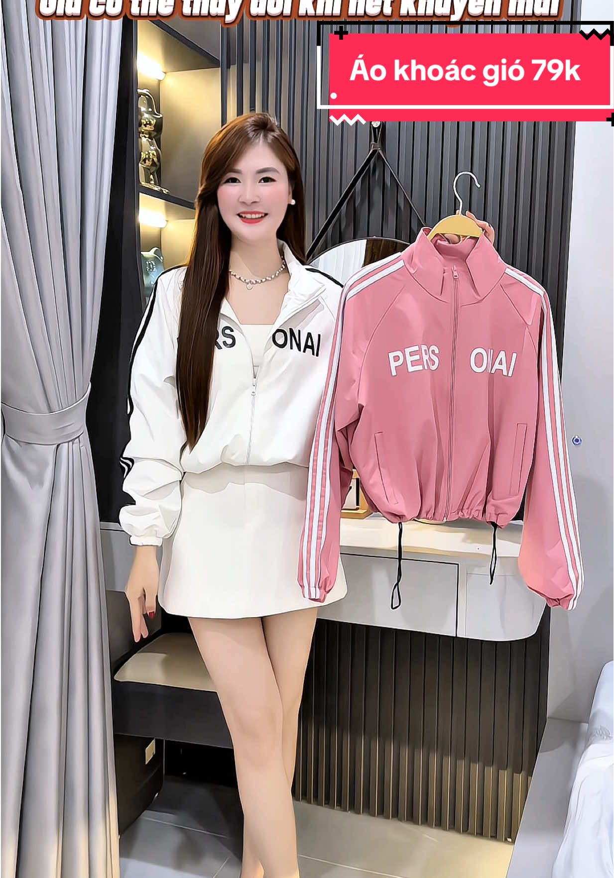 Áo khoác gió xịn sò  may hai lớp cẩn thận có 79 K❤️ ##aokhoacgio##aokhoacgio2lop##aokhoacnu##xuhuong##Dungonha