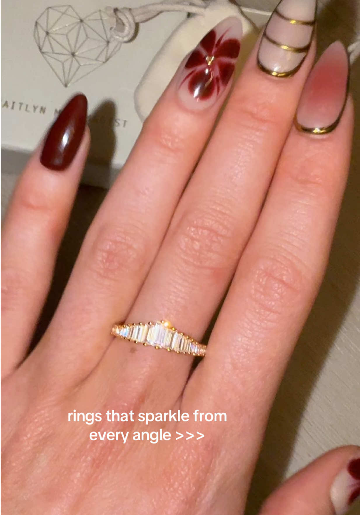 the most gorgeous ring i’ve gotten from @Caitlyn Minimalist ✨✨ #goldring #goldrings #uniquerings #tiktokshopcreatorpicks #tiktokshopjewelry 