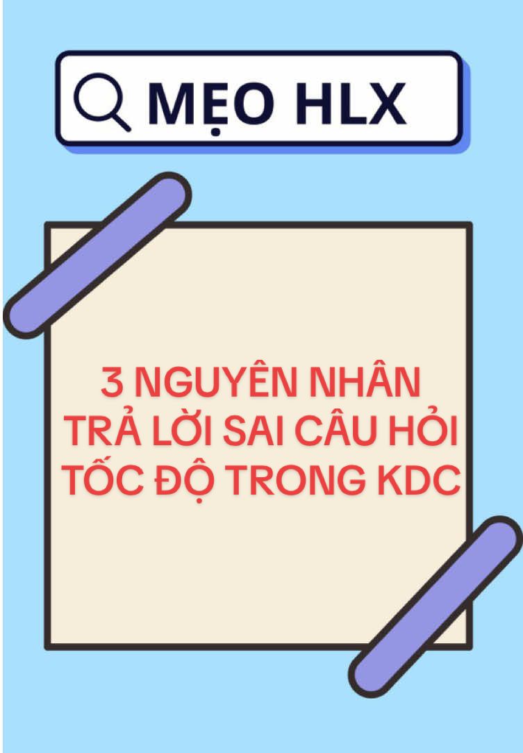 3 Nguyên nhân trả lời sai câu hỏi : Tốc độ trong khu dân cư #meolythuyet600cau #thongtinhuuich #thayduydaylaixe #daotaolaixe #mẹo 
