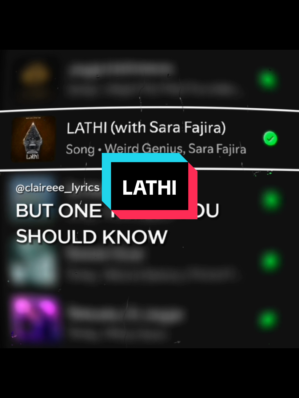 LATHIIII #lyrics_songs #spotify #lathi 