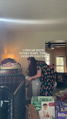 I remember nesting & washing all of theses clothes to fill up her dresser. #momofthree #postpartum 