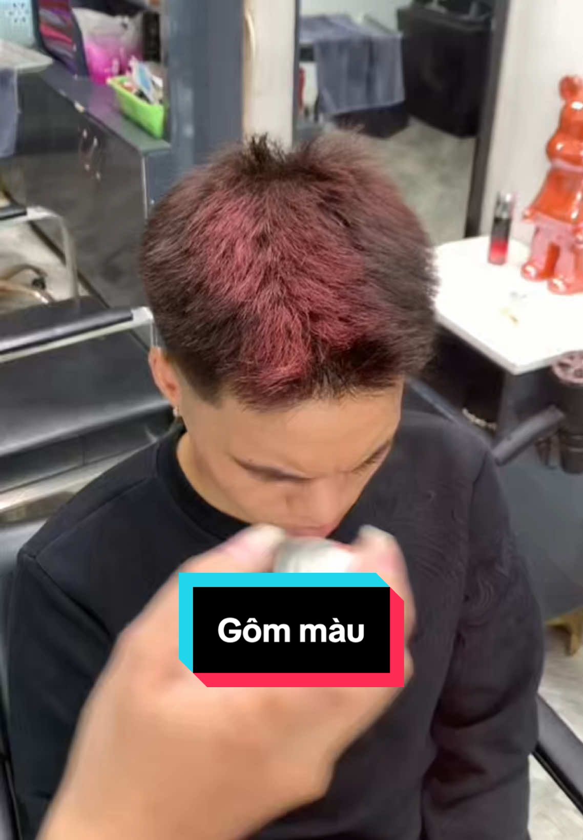 Gôm xịt đổi màu tóc#gomxittoc #gomxitdoimautoc  @Toàn Tóc Đẹp Yên Bái 