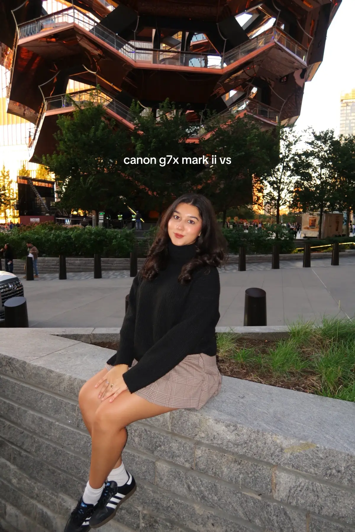 Sweater @H&M  Skirt  @hollister  Socks @COTTON ON  Shoes @adidas  @canonusa @apple  #nyccreator  #photoinspo  #_juliealison #wlw #instainspo 