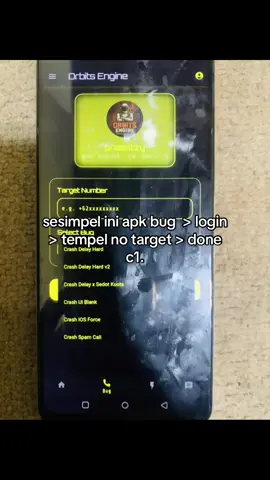 YANG NYARI APK BUG AND JASA BAND ALL SOSMED DM AJA #orbitsengine #bugwa #apkbug #jasband #fotolive 
