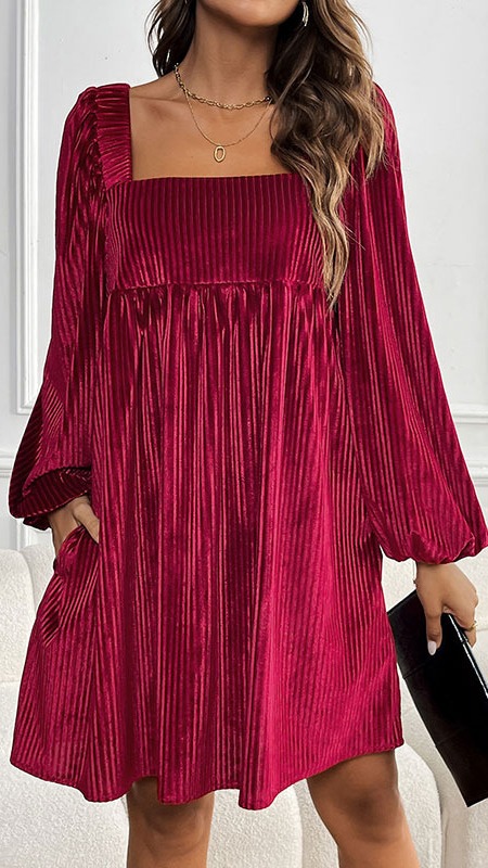 Christmas Dress for Women, Elegant Fitted Design, Backless Square Neckline, Velvet Material, Perfect for Daily Wear, Spring & Fall Season #christmasdress #christmaspartydress #velvetdress #brownmaxidress #xmaspartydress #newyearsdress #plussizechristmasdress #xmasdress #christmasdresses #partyseasondress