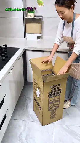 Kệ đựng gia vị #giadung #giadungtienich #giaudungthongminh #giadungnhabep