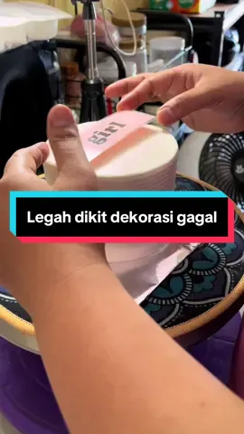 Lengah dikit dekorasi gagal#dekorasikue 