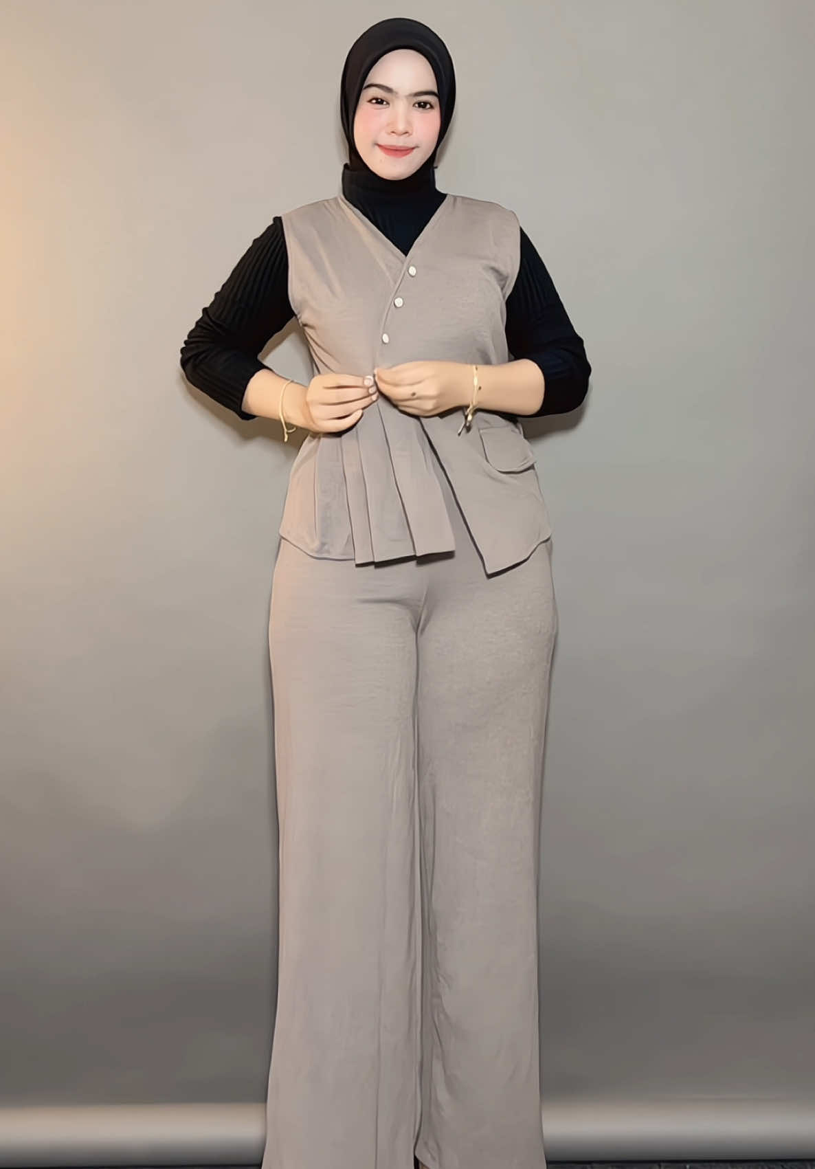 Rekomendasi setelan wanita elegant😍 #setelanwanita #oneset #ootdhijab #ootdfashion #ootdinspo 