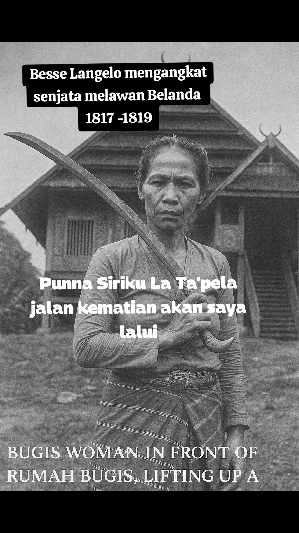 Besse Langelo alias I Hawang adalah Raja Bulo-Bulo ke-23 yang pada mulanya menjadi Arung Pansare' di Lamatti & Bulo-bulo ketika dikirim oleh Raja Bone.  Raja perempuan pemberani ini dicatat dalam Buku Sejarah Perlawanan terhadap Imperialisme dan Kolonialisme di Sulawesi Selatan. Dialah yang berjuang menentang dan berperang melawan Belanda dari tahun 1817 sampai tahun 1819, yang ketika itu sempat mengkoca-kacirkan pasukan Belanda.  Dia jugalah yang mengangkat La Makkarodda atau Baso Kalaka, yang digelar Petta Malampe'e Uttuna sebagai Sullewatang Bulo-Bulo. dan sekaligus sebagai Panglima Perang di Tellu Limpo'e. Dia juga melantik I Patimbangi, yaitu Arung Patimpeng sebagai Arung Pasanre (Raja Perwakilan) di Bulo-Bulo.  Besse Langelo adalah salah satu istri dari La Mappasessu To Appatunru, Raja Bone ke-24.  Besse Langello sendiri adalah putri dari La Massarasa Arung Pallengoreng bin La Temmassonge' Raja/Mangkau Bone dan I Muqming Kareng Tabaringang yang dikenal juga sebagai Karaeng Bonto Mate'ne.  Karaeng Tabaringang adalah putri dari La Muhammad Yusuf Karaeng Ceppaga, Bakka Mattemmu'na Soppeng dengan isterinya Besse Padauleng, putri dari La Tongeng, Datu Soppeng dari istrinya Besse Berru.  La Muhammad Yusuf sendiri adalah putra dari La Padassajati To Appaware Arung Palakka Karaeng Katangka Datu/Raja Soppeng dan Raja/Mangkau Bone dari istrinya Sitti Nafisah Karaeng Tabaringang yang merupakan putri Sultan Sirajuddin, Mappaurangi Karaeng Kanjilo Karaeng Boddia, Raja/Somba Gowa dan kaligus Raja/Maggau' Tallo dengan I Zainab Karaeng Ballaqsari. #bugissulawesi 