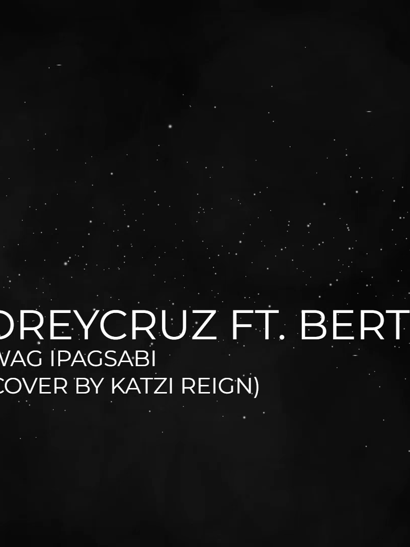 Dreycruz Ft. Bert Symoun - Wag Ipagsabi (Cover by Katzi Reign) 🎤 Vocals by: Katzi Reign 🎧 Produced by: Lanceor 📀 Mixed & Mastered by: Lanceor 🎼 Original Song by: Dreycruz Ft. Bert Symoun Copyright Disclaimer for Cover Songs This is a cover version of the original song and was produced by ZDM Records and performed by the cover artist. All rights to the original composition, lyrics, and recording remain with the respective copyright holders. ZDM Records does not claim ownership of the original intellectual property. This cover is created solely for entertainment, artistic expression, and educational purposes, and is not intended to replace or compete with the original work. Proper credit has been attributed to the original creators. If you are a copyright holder and believe this usage is not compliant, please contact us directly, and we will take immediate action, including removal if necessary. Please support the original artist by streaming or purchasing their official releases. Subscribe for more covers and music content! https://www.youtube.com/@ZeropDropMusicRecords ZDM Records (ZeroDropMusic Records) #fyp #fyppppppppppppppppppppppp #fyppp #foryourpage #music #coversong #pinay #pinoy #pinaysinger #pinoysinger #zdmrecords #zerodropmusic #zerodropmusicrecords #dreycruzwagipagsabi #wagipagsabi #wagipagsabicover #dreycruz #bertsymoun #katzireign