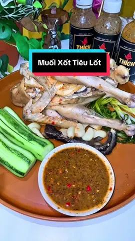 Muối Xốt Tiêu Lốt #chithichnaunuong #ancungtiktok #food #muoitieulop #thichcay 