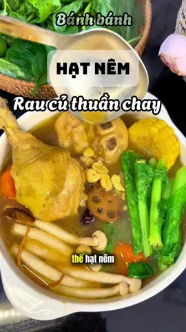 Hạt nêm rau củ thuần chay cho gia đình mìh ạ #hatnemraucu 