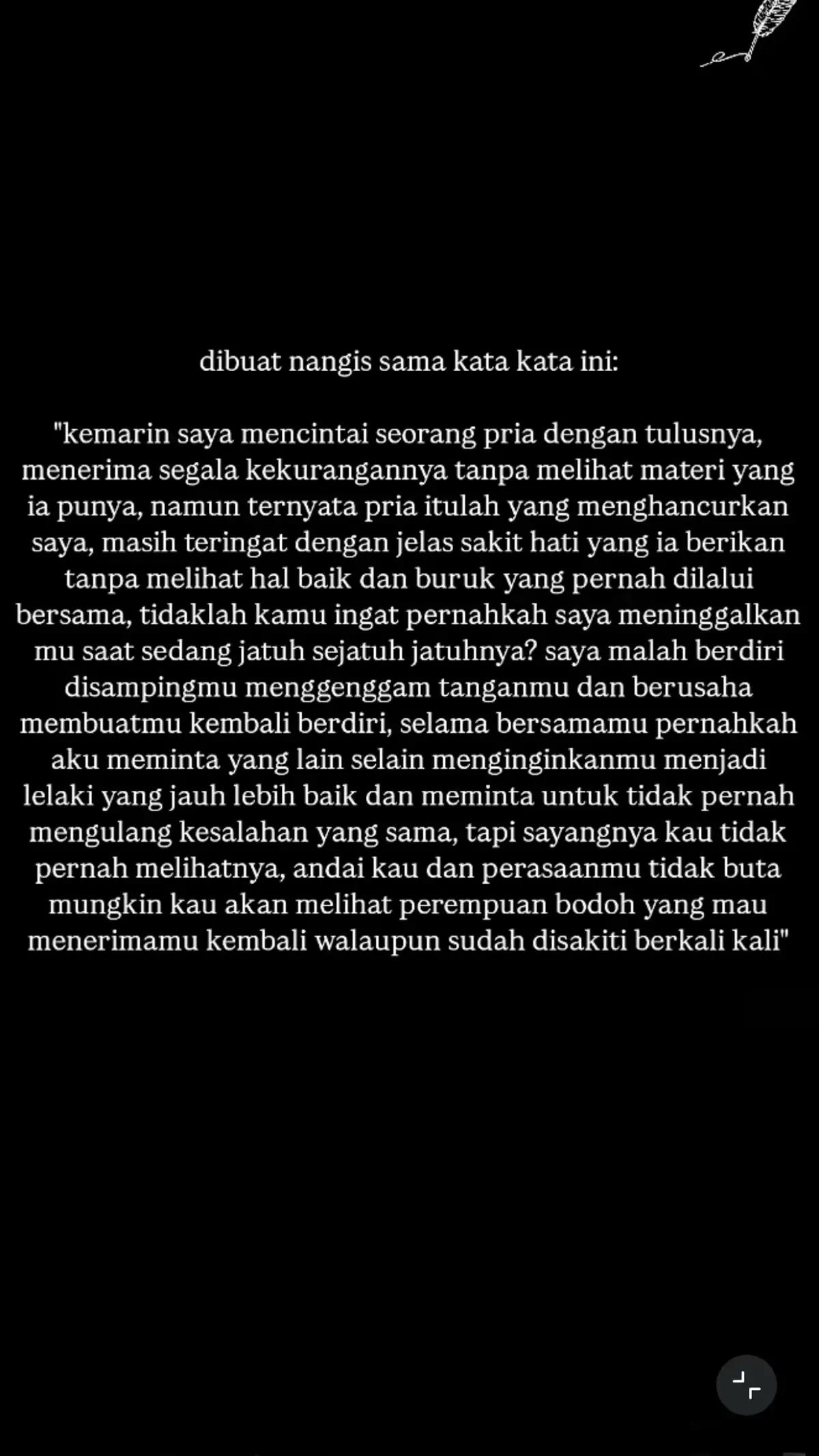 Menyayangi dengan tulus pun tidak cukup untukmu. Lantas aku harus bagaimana lagi? 🥺🥀💔 #cheated #tulus #berjuang #berharap #lost 