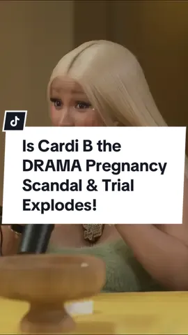Is Cardi B the DRAMA Pregnancy Scandal & Trial Explodes!  #podcast #cardiB #amithedrama #angiemartinez 