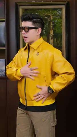 Áo khoác da mới ra mắt nhà Steve #minhcuan #xuhuong #thoitrangnam #aokhoac #aoda 