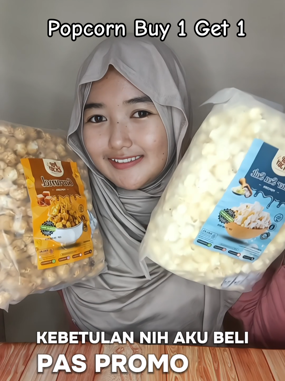 Promo Buy one Get one ,buruan checkout di keranjang kuningku 🤗 #popcorn #popenjoy #caramel #jajananviral #jajan #jajanantiktok #jajanankekinian #fyp #viral #snack #snacksehat 