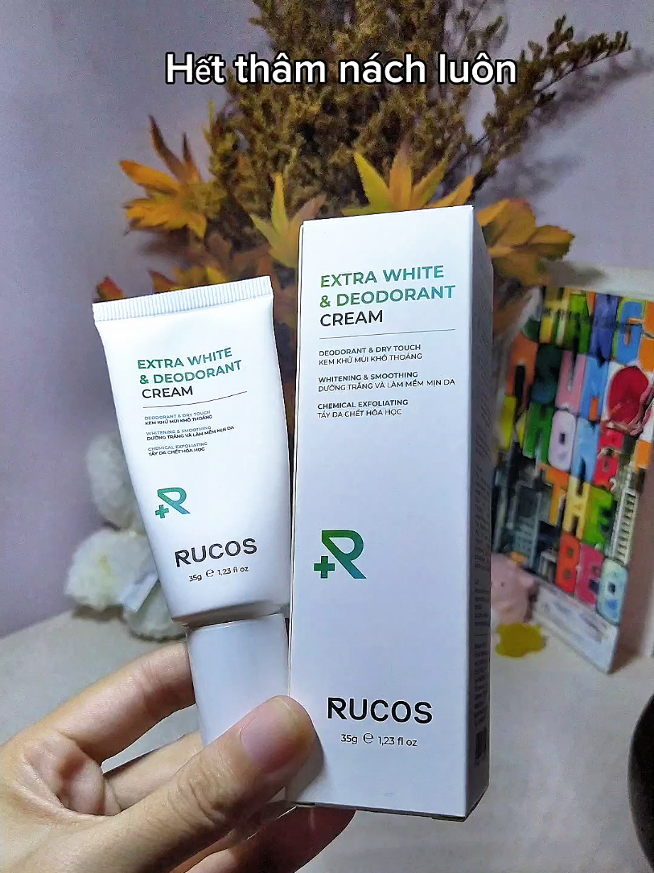 Hết thâm nách với Rucos nha mấy bà #trithamnach #rucos 