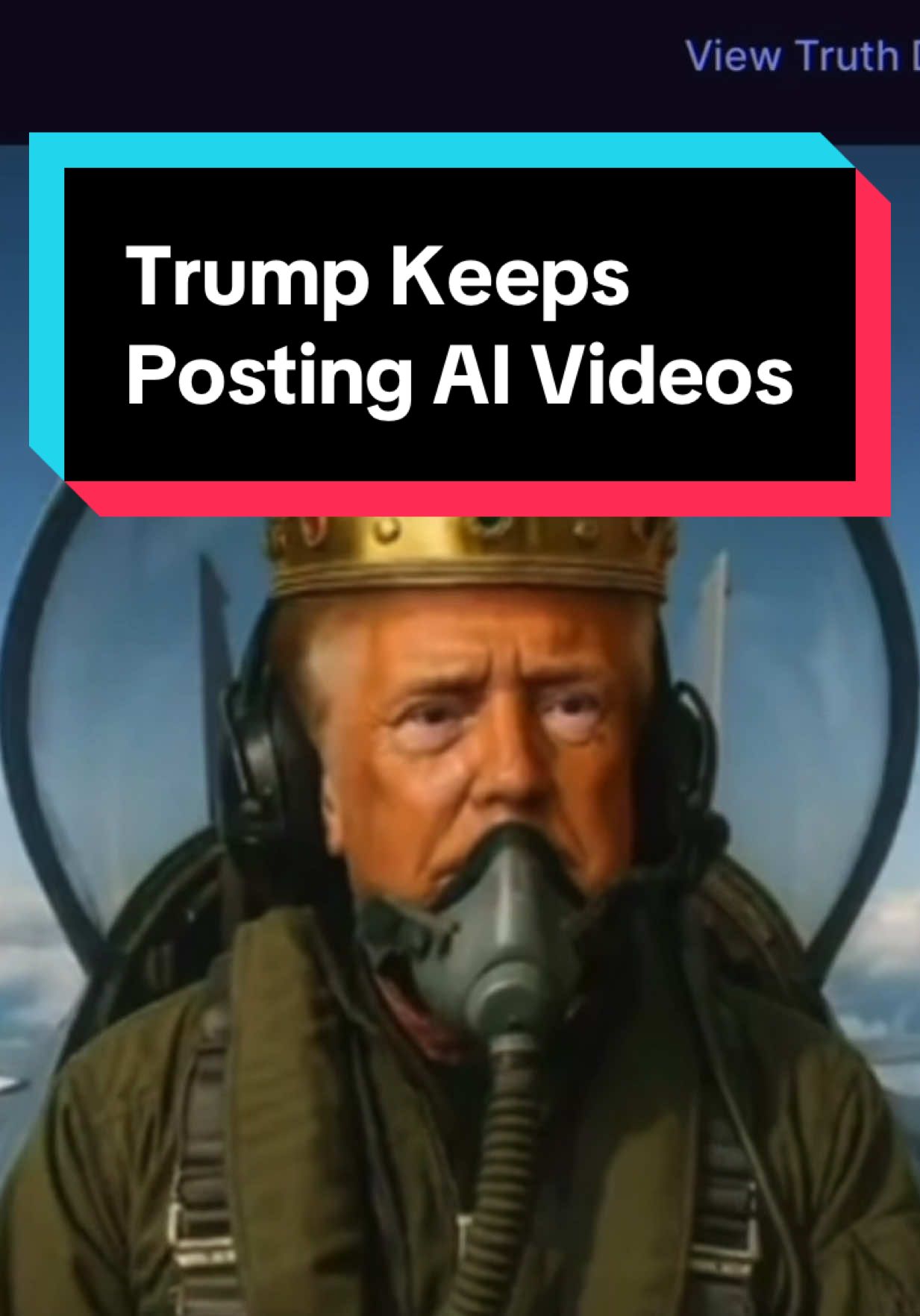 The president just dropped an insane AI video.. #carterpcs  #trump #ai #sora 