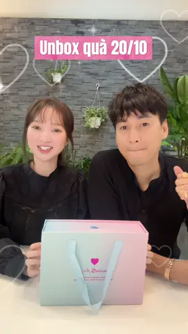 Unbox quà 20/10 cùng Vợ Chồng em nha #ngocthuan #lilyfresh #muoivesinhphunu #phunuvietnam 