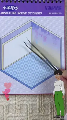 Caderno 15 em 1 com Adesivo 3D DIY Cenário Fofos Estilo Cartoon Muito baratooooo 😱🤩🥳 #fyp #fy #tiktokshopbrasil #comprasonline #cenarioadesivo