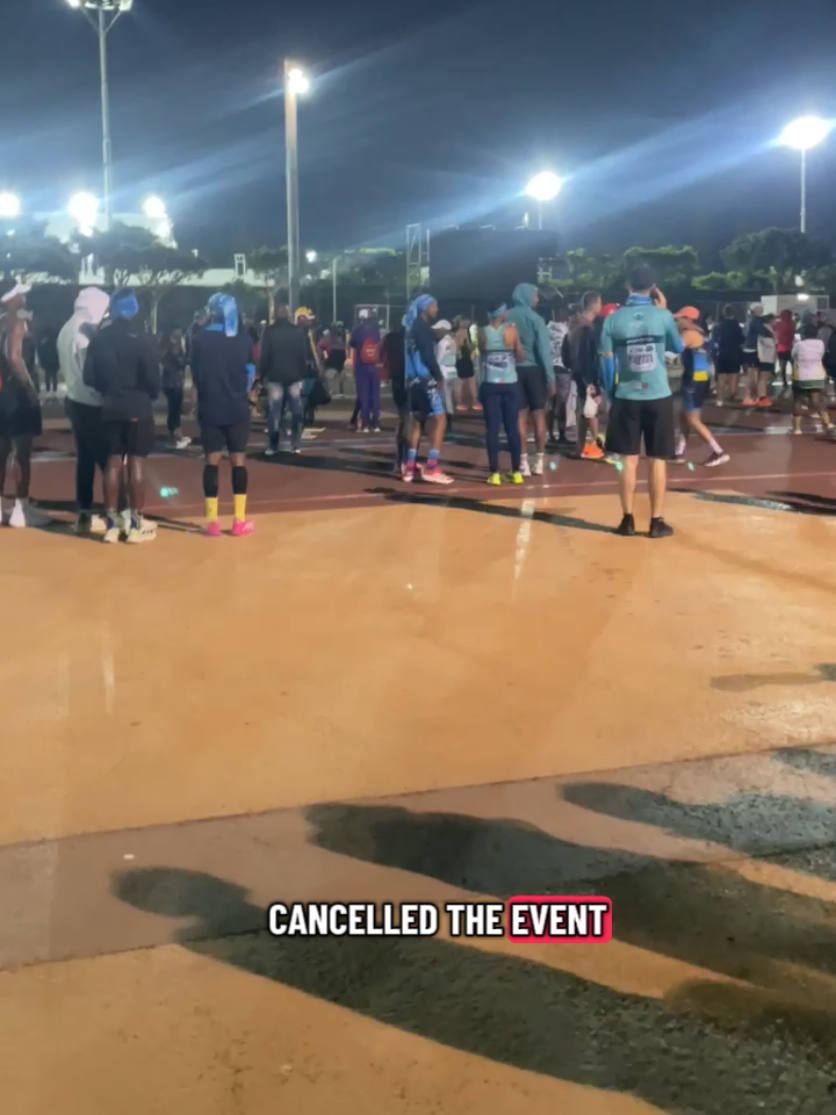 24000 runners have woken up to the news that the #Capetown #Marathon is canceled.  apparently wind is the issue Last night the start and finish were blown over.  tough day to be the organizer what would you have done? 