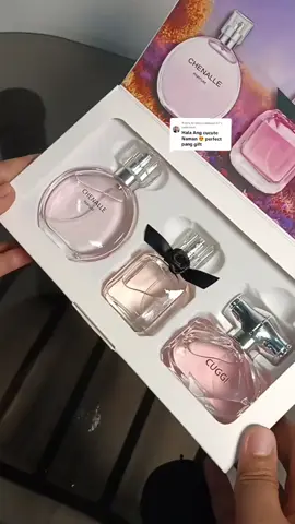 Replying to @blessedshop127  perfume set gift box perfume set perfume for women  mini perfume gift set perfume gift set  gift set gift idea for a girl gift set for women #giftidea #perfumesforwomen #perfumeforher 