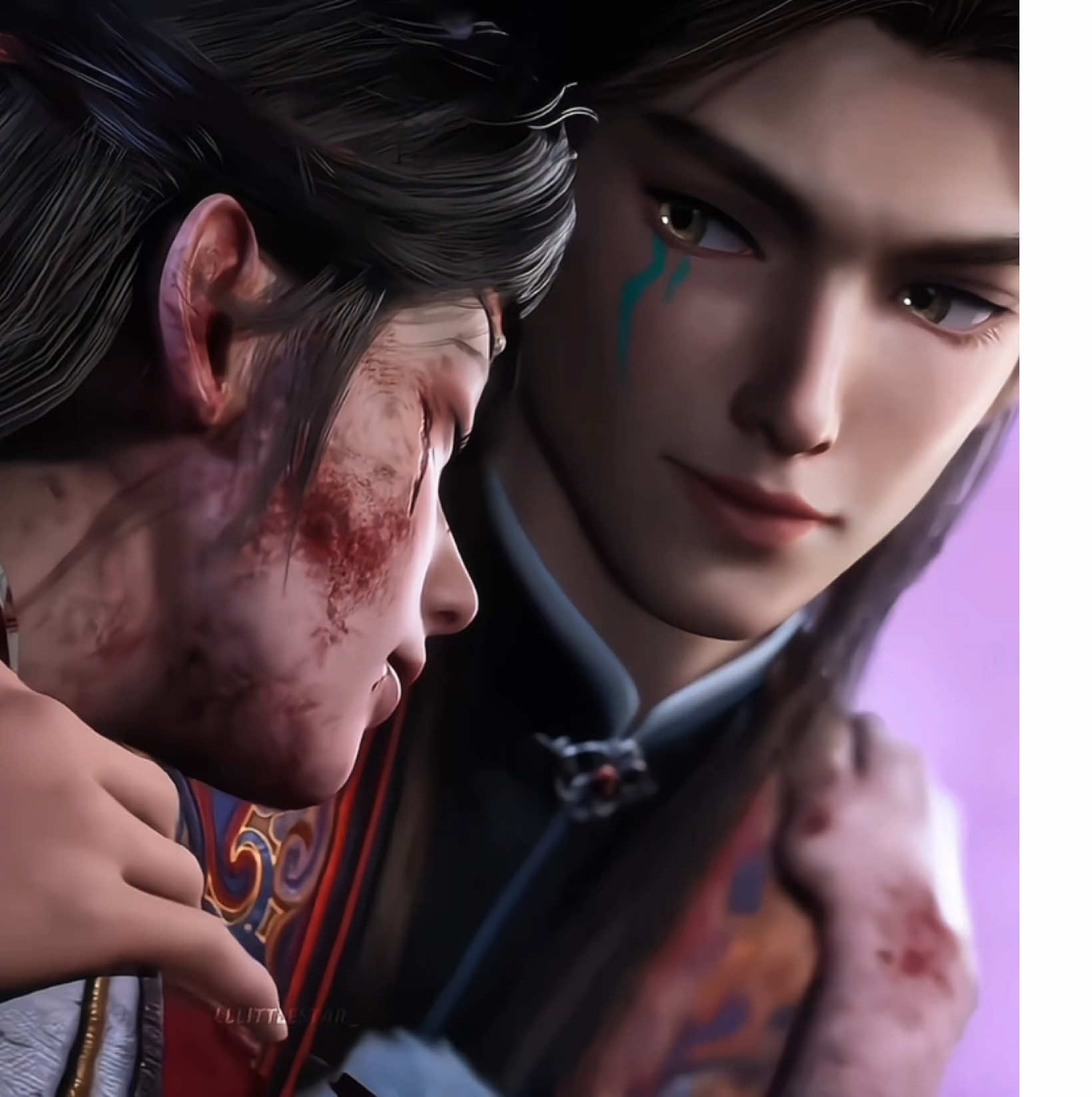 โดนหยิกแก้มไปที😅 #ตํานานเทพกู้จักรวาล #ฉินมู่ #หลิงอวี้ซิ่ว #talesofherdinggods #donghua 