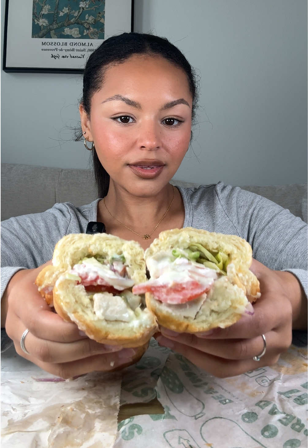 Subway mukbang  #eatwithme #subway #fypシ #viral #trending 