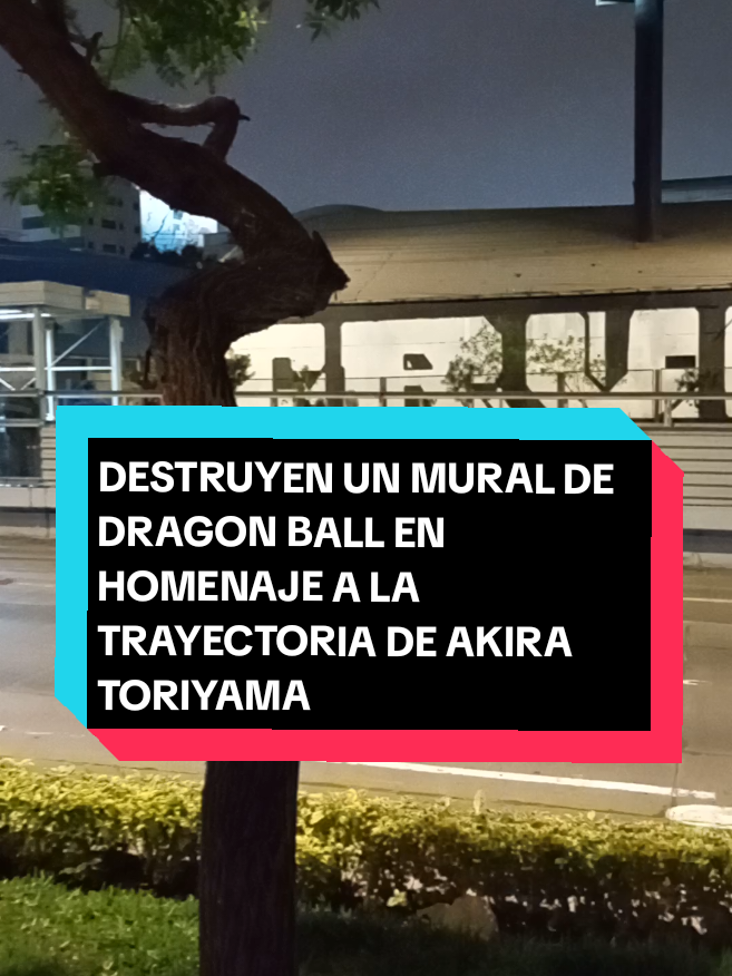Pintan Mural de Akira Toriyama injustamente #renzoreggiardo #kitsublaker #libertandoperu #municipalidaddelima 