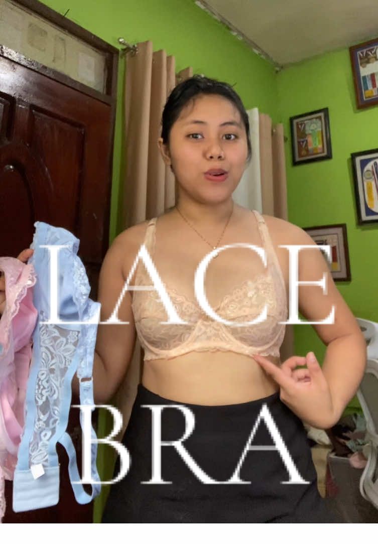 Lace bra with cover or may tela na sa bandang ubas nyo! #lacebra #wiredbra #brawithwire 
