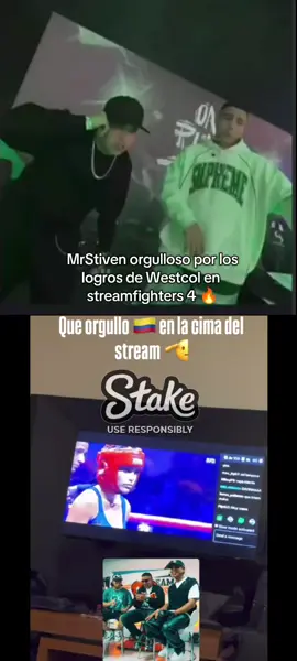 MrStiven orgulloso por los logros de Westcol en  streamfighters 4 🔥#westcol #mrstiventc #mrstiven #fyp #paratiiii 