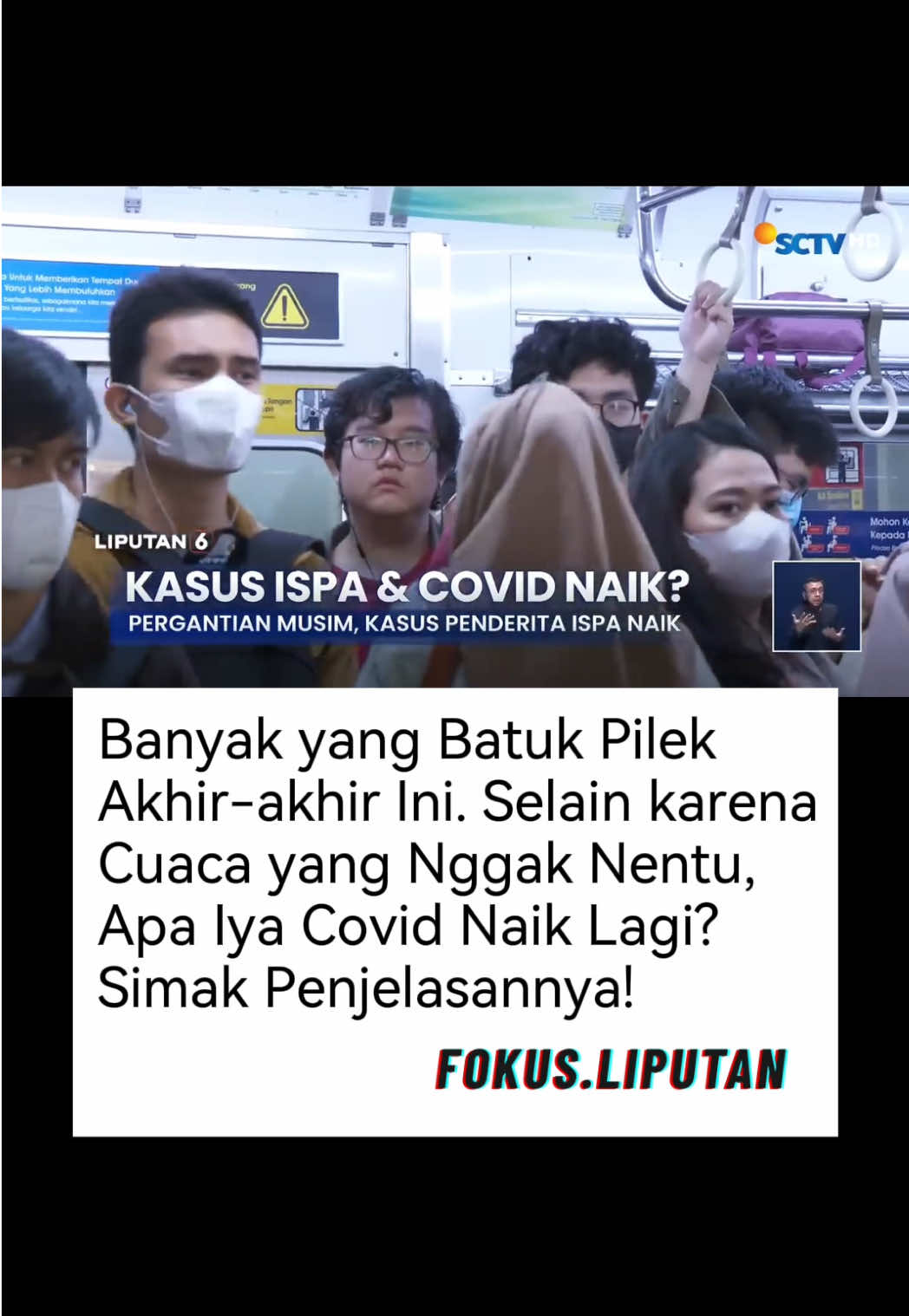 Siapa aja yang pilek tapi nggak sembuh-sembuh? #beritatiktok #ispa #covid19 #flu #fyp 