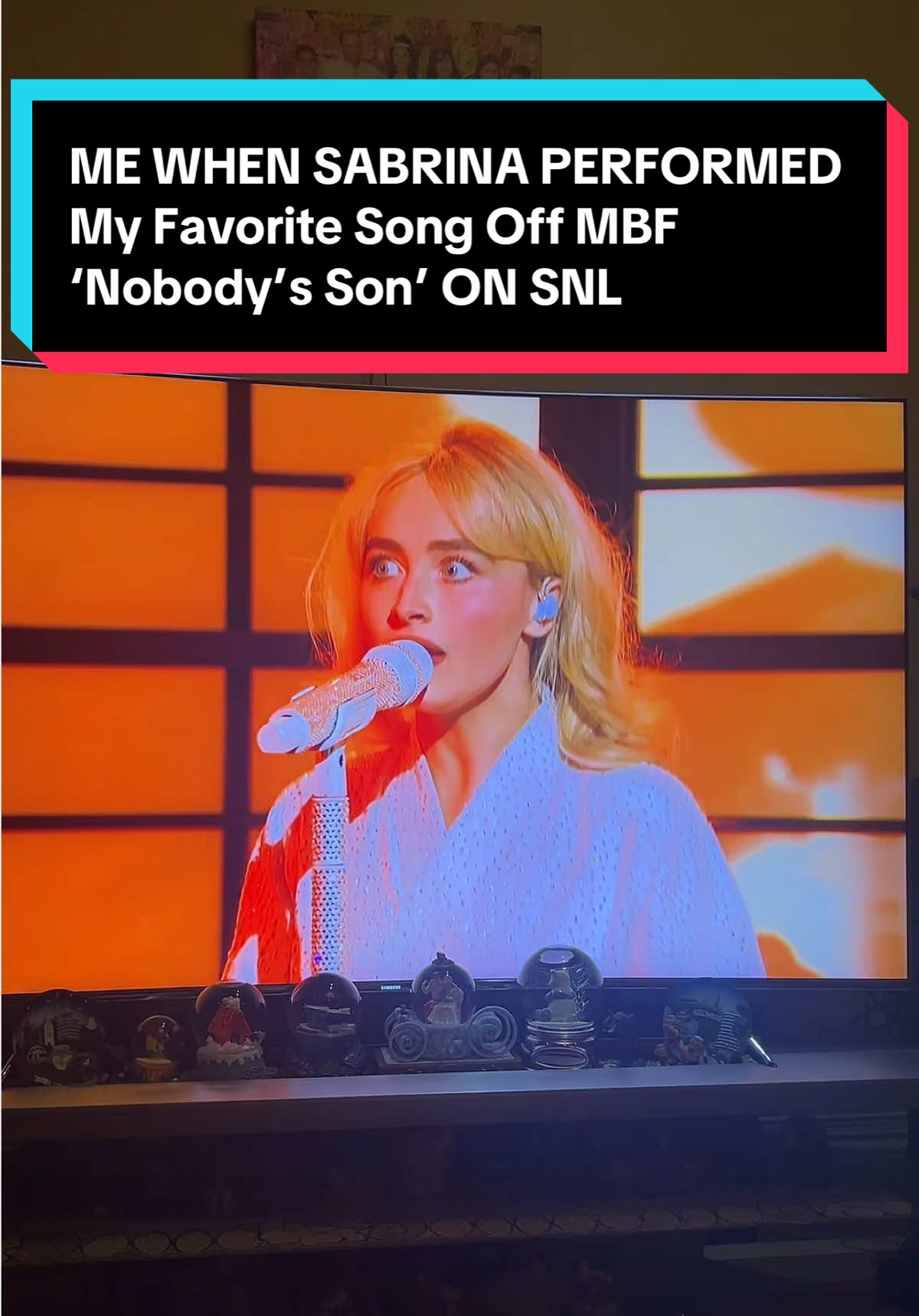 ME WHEN SABRINA PERFORMED My Favorite Song Off Man’s Best Friend ‘Nobody’s Son’ ON SNL🎤 #sabrinacarpenter #snl #sabrinacarpentersnl #saturdaynightlive #sabrinacarpenternobodyson 