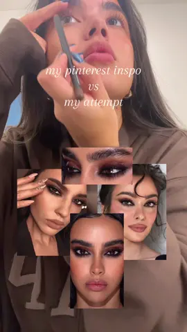 honestly i feel like i could’ve laid the eyeshadow on thicker / darker #pinterest #fallmakeup #toastymakeup 