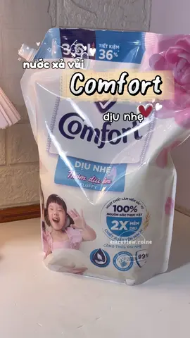 Nước xả Comfort Dịu Nhẹ – thơm lâu, lành tính, mẹ bỉm dùng yên tâm tuyệt đối #comfort #nuocxavai #hoptaccungunilever #xuhuong #zxycba 