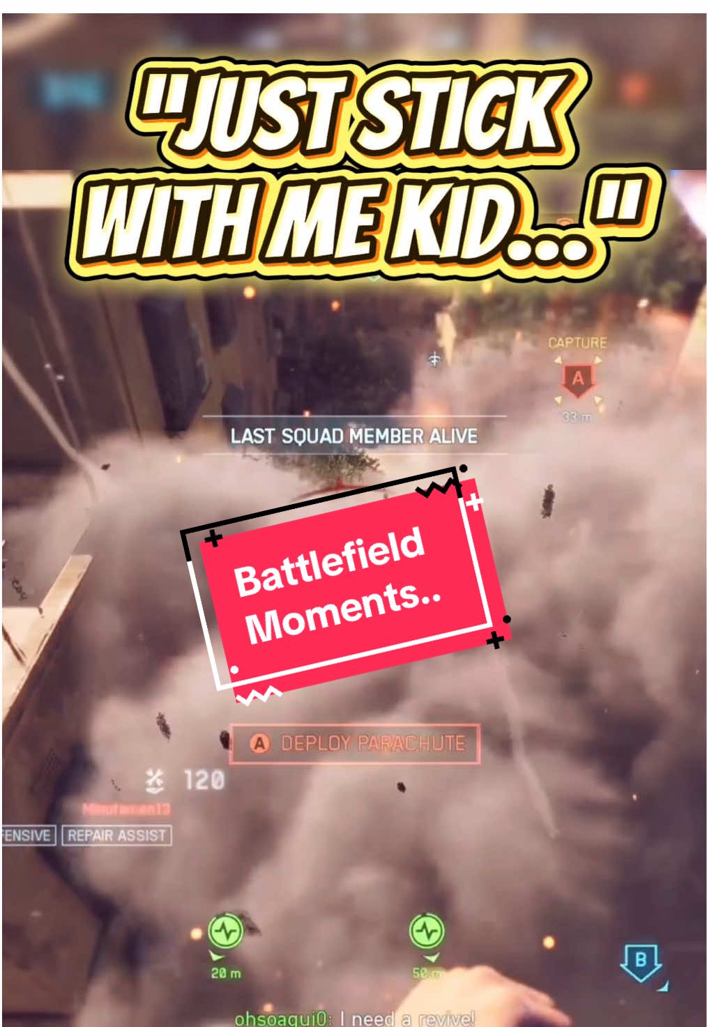 Battlefield- “just stick with me kid” #battlefieldclips #videogames #battlefieldtiktok #gamer #gaming 
